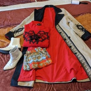 Handmade in Mexico wool trench coat